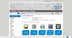 Desktop Screenshot of mateck.com
